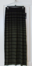 APt. 9 Column Maxi Skirt Black &amp; Green  Print Women&#39;s Sz XS NWT MSRP$36 - $16.38