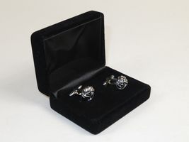 Men J.Valintin Cufflinks by Vitorofolo for French Cuff Shirt V29-19 Silver image 3