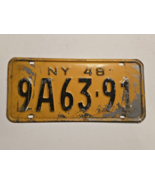 1948 New York License Plate 48 NY Plate #9A63-91-Man Cave-Decor-Garage-Shop - $27.95