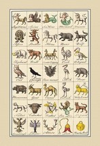 Heraldic Symbols - Sagittarius, Spinx, et al. 20 x 30 Poster - £20.83 GBP