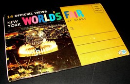 1965 New York World&#39;s Fair POSTCARD FOLDER Unisphere Dexter Press 6&quot;x4 Post Card - £10.38 GBP