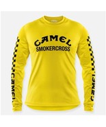 Camel Smokercross motocross enduro trial MTB downhill jersey yellow long... - £28.31 GBP