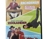 Gut Buster Comedy Pack DVD  Ben Stiller  Woody Harrelson Will Ferrell Zo... - $5.08