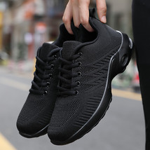 New Women Vulcanized Shoes Lace Up Outdoor Chunky Sneakers Soft Sole Casual Teni - £24.05 GBP