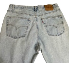 Vintage 501 Jeans Distressed 90s Levis Button Fly Mens USA 40X30 Actual ... - £47.58 GBP