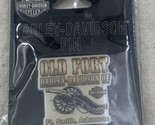 OLD FORT HARLEY DAVIDSON HD FORT SMITH ARKANSAS DEALER VEST JACKET PIN New - $17.05