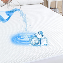 Twin Size Waterproof Cooling Mattress Protector Matress Pad Cover Breathable Noi - £51.24 GBP