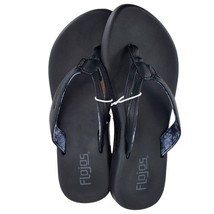 New FLOJOS Sandals Women&#39;s 10 Classic Slip-on Flip-flops Everyday shoes Black - £14.18 GBP