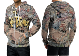 The Flintstones 3D Print Hoodies Zipper Hot Sale Long Sleeve  Hoodie Sweatshirt  - £39.22 GBP