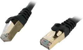 1 Feet Cat 7 Shielded Twisted Pair Networking Cable Black RCW 1 CAT7 BK - $20.71