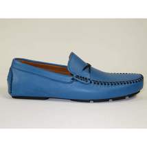 Men's Driving Shoes GENIO Turkey Casual Dress Genuine Leather 120747871 Blue image 6