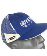 Yamaha Racing Vintage Faded Multiple Autographs FlexFit S-M Blue White S... - £30.97 GBP