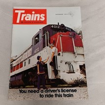 Trains Magazine, The Magazine of Railroading December 1974 - $8.95