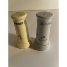 Salt and Pepper Shakers Park Craft 5C August and December Gladiolus Vintage - £7.15 GBP