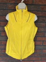 Bright Yellow Sleeveless Vest Small Tail Tech Full Zip Insulated Jacket ... - £13.66 GBP