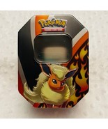 2021 Pokemon TCG Flareon V-Eevee Evolutions, EMPTY Collectors Tin (No Ca... - $6.70 CAD