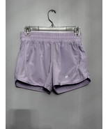 Fila Woman's Athletic Shorts Light Purple Elastic Waist XS Mid Rise - $15.88