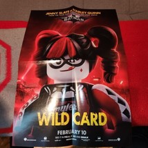 Lego Batman movie poster, featuring Harley Quinn, 14&quot; x 20&quot;, New - £6.20 GBP