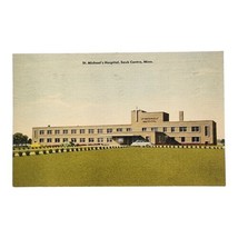 1953 St. Michaels Hospital Sauk Centre Historic Hospital MN Colortone Postcard - £6.13 GBP