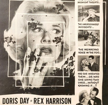 1960 Midnight Lace Movie Film Advertisement Doris Day Rex Harrison DWQQ8 - $570.90 MXN