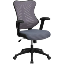 High Back Designer Gray Mesh Executive Swivel Ergonomic Office Chair - $222.99
