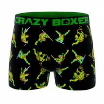 Crazy Boxer Teenage Mutant Ninja Turtles Pixel Sprites All Over Men&#39;s Boxer Bri - £17.41 GBP