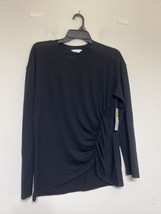 Time And Tru Top Women&#39;s  Small  Black  Long Sleeve - £7.46 GBP