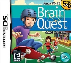 Brain Quest Grades 5 &amp; 6 - Nintendo DS  - £6.21 GBP