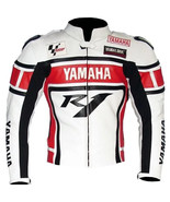 YAMAHA R1 Herren Motorrad Lederjacke MOTOGP Racing Biker Lederjacken. - $3,209.32 MXN+