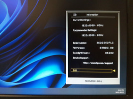 HP Compaq LE2202x LL649A 21.5 LCD TN Monitor 1920 x 1080 FHD Res 5ms Response - £48.07 GBP