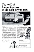 Rollei 16 Honeywell Little Camera Magazine Ad Print Design Advertising - £10.07 GBP