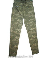 New $225 Designer J Brand Jeans Womens 26 Camouflage Camo Army Dark Gree... - £178.05 GBP
