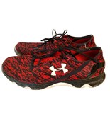 Under Armour Mens Sz 13  Red Black Athletic Shoes Sneaker Gym Sport Apol... - $649.21 MXN