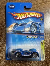 HOT WHEELS Blue Low C-GT FIRST EDITIONS Drop Tops 1/10 Car #021 -2005 - $5.00