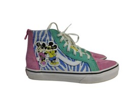 Vans Kids Youth x Disney Mickey Mouse 90th Anniversary Sk8-Hi Zip Shoes SZ 3 - £22.77 GBP