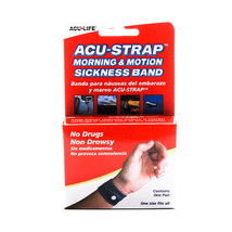 Acu-Strap Morning &amp;Motion Travel,Sea Sickness Band, One Pair in  box (Pack of 2) - £2.98 GBP