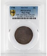 1795 1C Bisel Plano Error De Ceca PCGS Fine 12 Doble Tiro 2do Tiro 20% O/C - $88,063.63 CAD