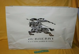 Gigantic Burberry Established 1856  Empty Shopping Bag 27.5 x 18 - £35.60 GBP