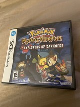 Nintendo DS Pokemon Mystery Dungeon Explorers of Darkness *Case Only* NO... - $9.90