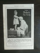 Vintage 1909 Packer&#39;s Tar Soap Full Page Original Ad - $6.64