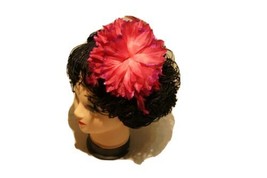 Large Flower Red Hair Clip Hair Accessory - £4.04 GBP