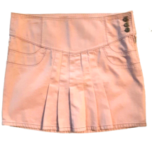 Size 10 Pink Mini Skirt Gap Pleated New w Tag All Cotton Barbiecore - £21.57 GBP