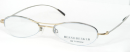 Vintage Bernd Berger 9077 000-27 Silver /GOLD Eyeglasses Hq Titanium 51-18-135mm - $54.94