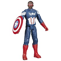 Marvel Studios Captain America Brave New World, Titan Hero Series, 12-Inch Capta - £15.20 GBP