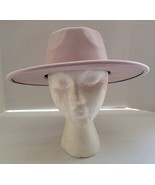 Womens Dusty Rose Pink With Tan Band Fashion Hat - $25.80 CAD