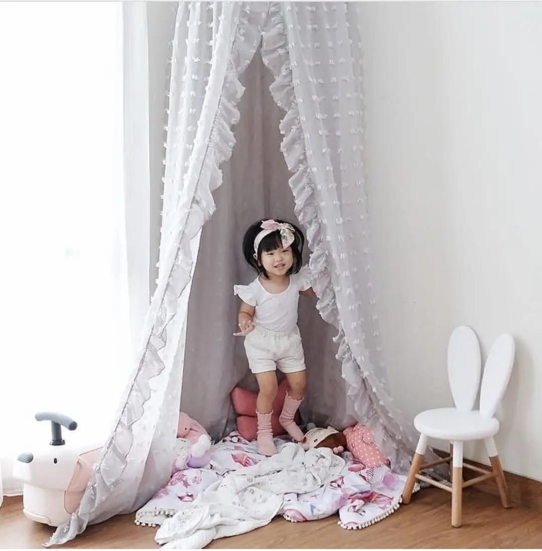 Nordic Nursery Canopy Tents for Girl Room Hanging Tent Baby Girl Room De... - £61.61 GBP