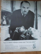 Clairol Shampoo World Famous Hairdresser John Garrison Print Magazine Ad 1967 - £4.69 GBP