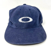 Vintage Oakley Software Men’s Snapback Cap Hat Blue Classic Logo Made US... - £30.18 GBP