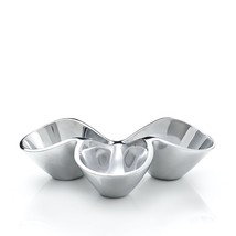 nambe Bella Triple Condiment Server | 3 Part Divided Serving Tray for Co... - $179.99