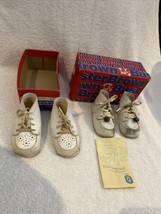 2 Pair Set of Vintage 60s Buster Brown Baby Toddler Leather Shoes Size 3E &amp; 5E C - £17.64 GBP